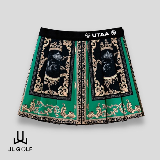 Chân váy UTAA Neon Baroque xanh lục